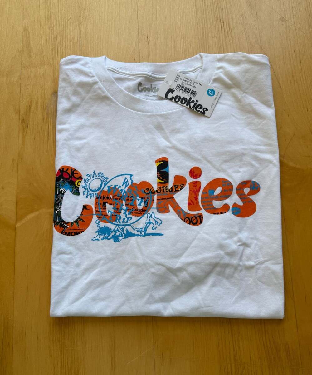 Cookies Worth The Trip SS Tee White Orange 2X